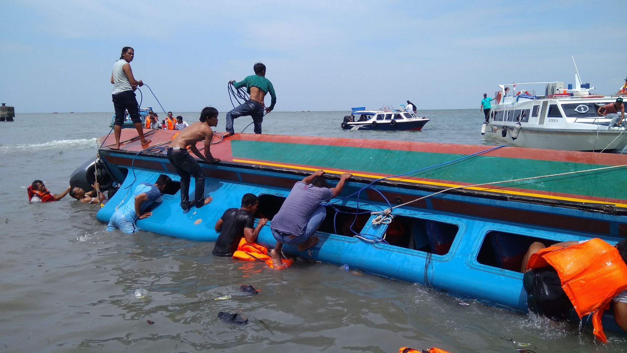 Indonesia hit by second fatal boat capsizing in days | World News | Sky ...