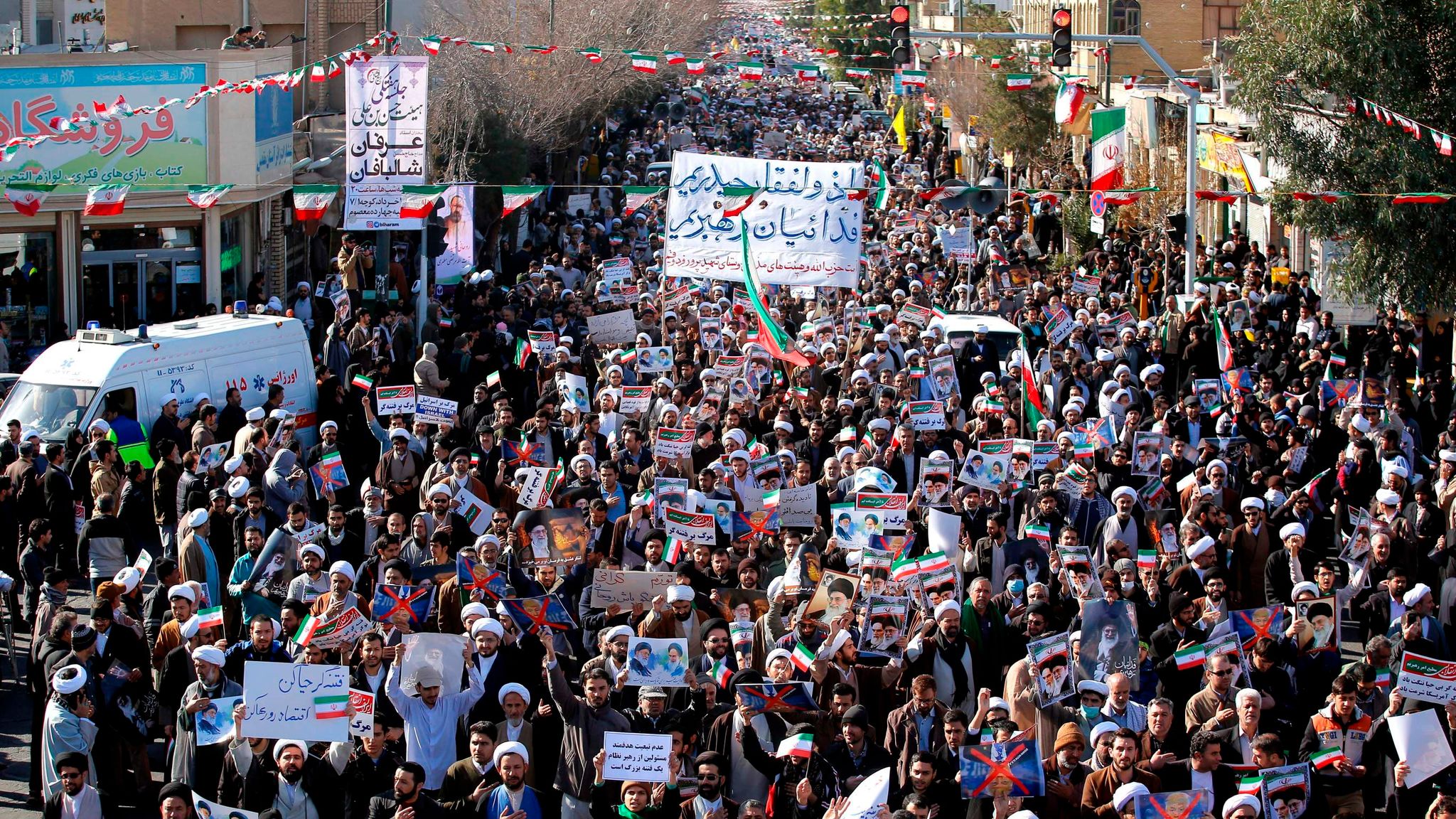 Iran Pro-government Rallies Amid 'death Penalty' Warning To Anti-regime ...