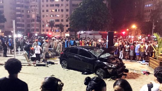 Scene of tragedy on beach