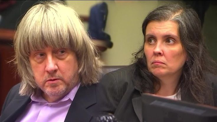 David and Louise Turpin after pleading not guilty in court