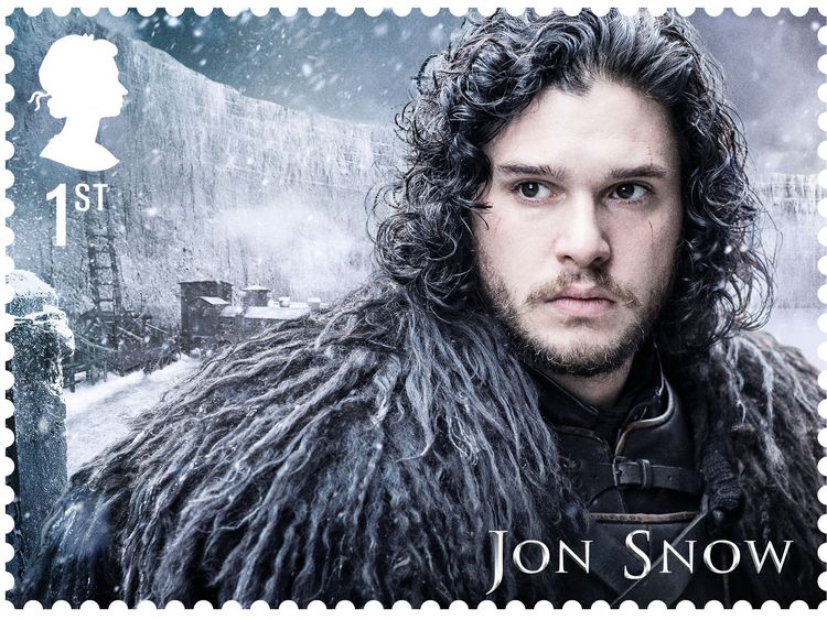'Game Of Thrones': Stamps To Feature Jon Snow, Arya Stark, More 'Game Of Thrones': Stamps To Feature Jon Snow, Arya Stark, More