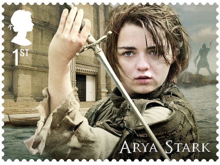 Game of Thrones stamps Arya