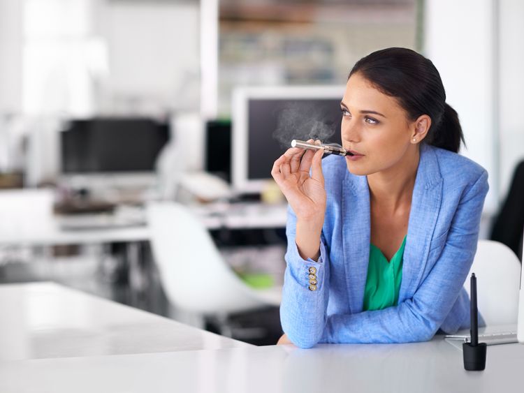 Vaping not as addictive stock