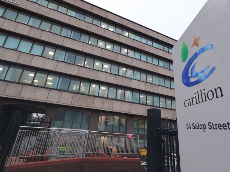 Carillion&#39;s head office in Wolverhampton
