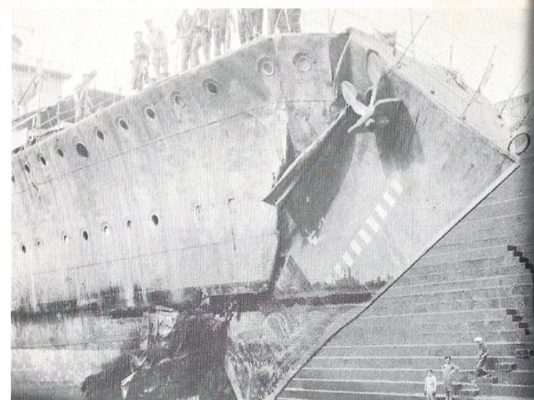 from rose gretton - this was the ship my grandfather rammed into a U-Boat in the Med trying to protect an aircraft carrier –