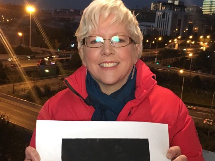 The journalist has worked at the BBC for more than 30 years. Pic: @BBCCarrie