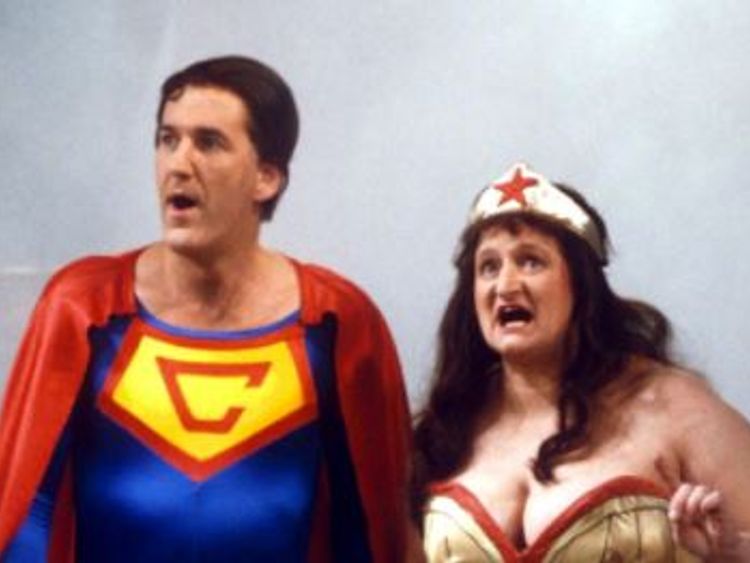 Bella with Russ Abbot