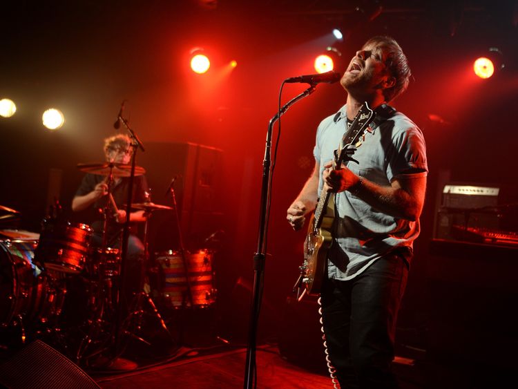 performs onstage during the iHeartRadio LIVE performance and Q&A with The Black Keys at iHeartRadio Theater on June 9, 2015 in New York City.