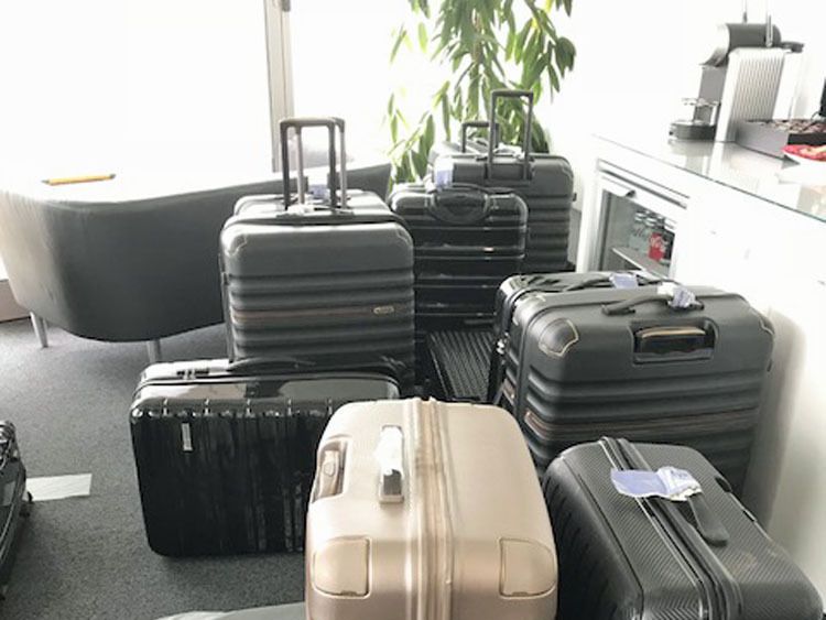 Border Force officers seized suitcases containing cocaine worth more than £50 million at Farnborough Airport