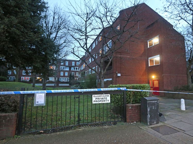 One of the entrances to Ollgar Close in Shepherd&#39;s Bush