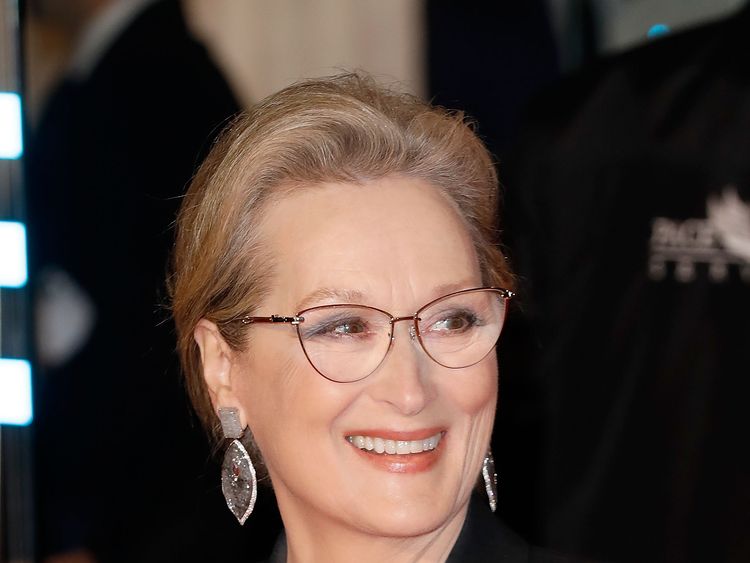 LONDON, ENGLAND - JANUARY 10: Meryl Streep attends 'The Post' European Premeire at Odeon Leicester Square on January 10, 2018 in London, England. (Photo by Tristan Fewings/Tristan Fewings/Getty Images)