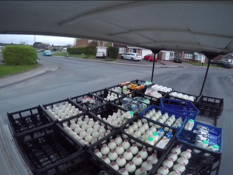 Milkmen have reported a boost in sales