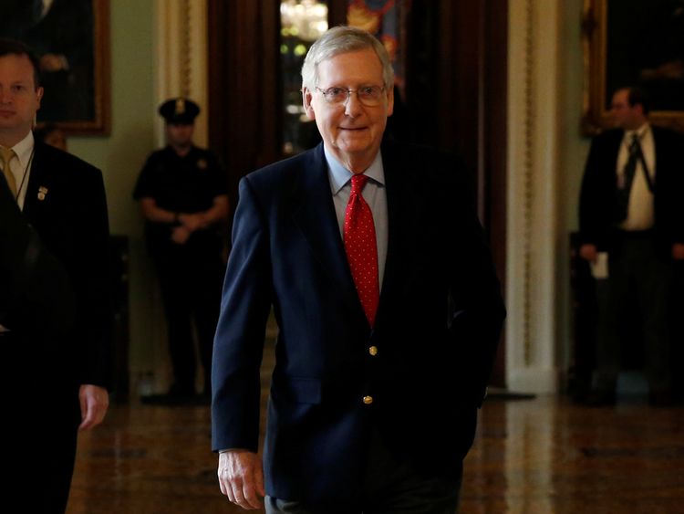 Mitch McConnell has set a vote for Monday
