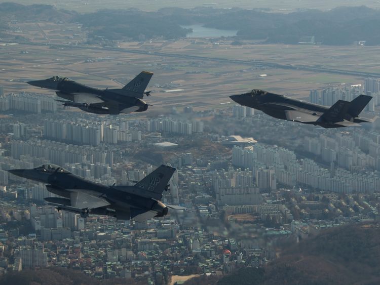 US Forces are working with South Korean forces in the South