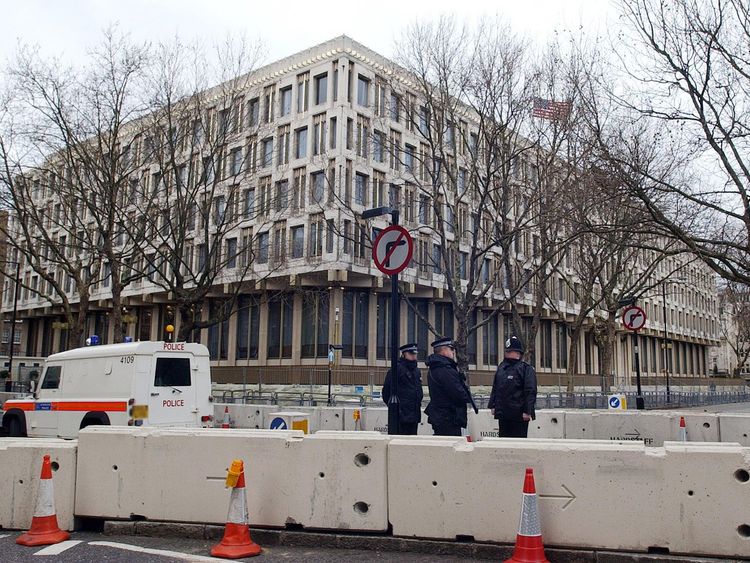 The old American Embassy in central London