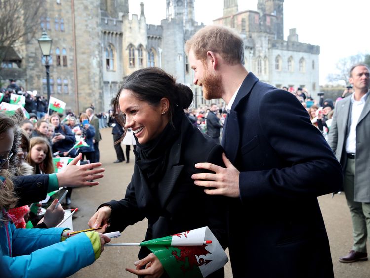 Prince Harry and his fiancee Meghan Markle 