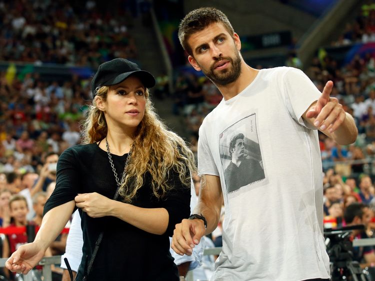 Shakira lives in Barcelona with partner Gerard Pique