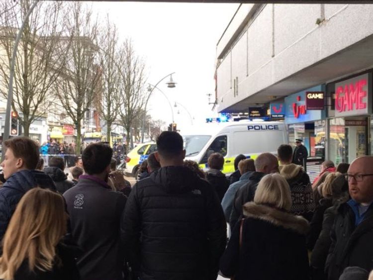 A woman has been taken to hospital following an incident at a shop in Southport. Credit: Luke R Chandley