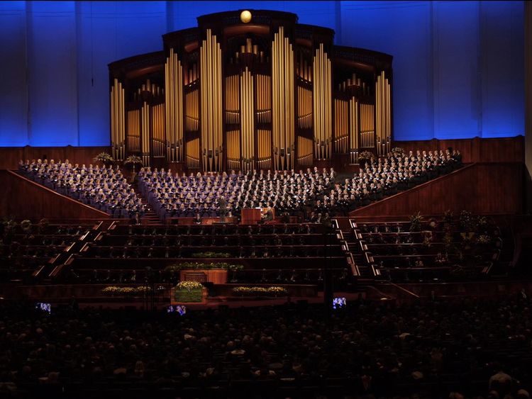 A Mormon church in Utah