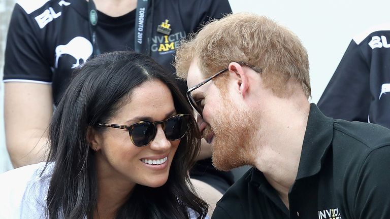 Prince Harry Meghan Markle invictus games one