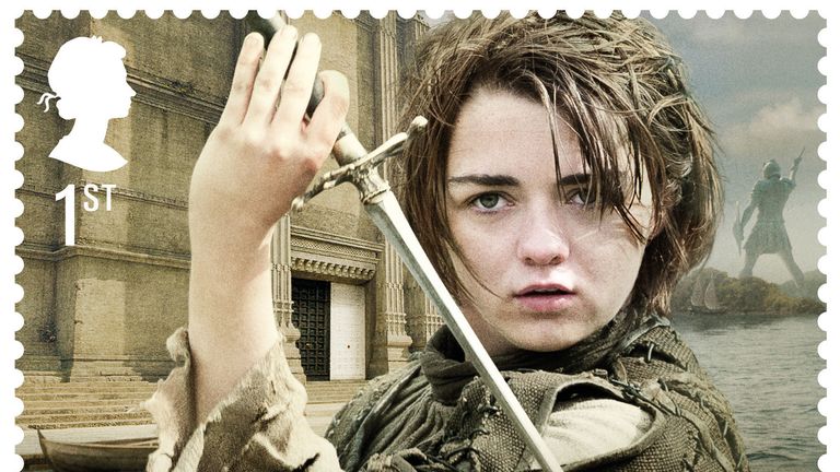 Game of Thrones stamps Arya