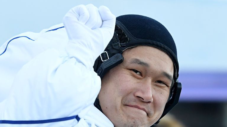 Japanese astronaut Norishige Kanai