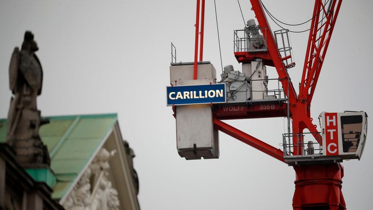 Carillion Crane Construction London