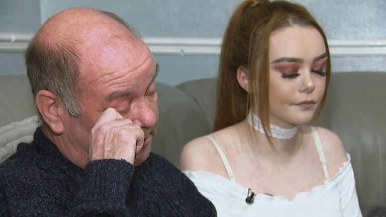 Alfred Ford and his daughter Katie say they still struggle to cope
