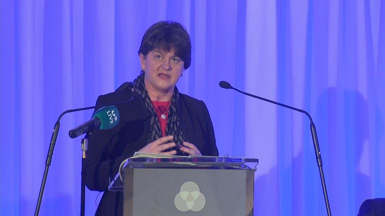 DUP leader Arlene Foster calls for close Anglo-Irish relations during ...