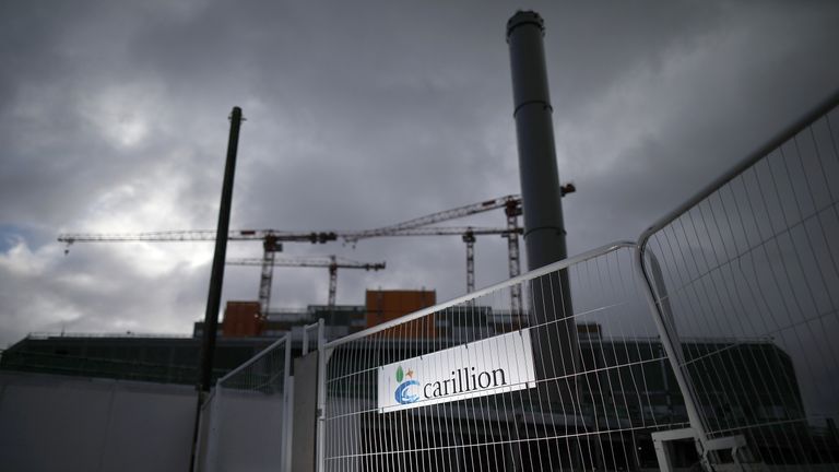 Carillion was building the new Midland Metropolitan Hospital in Smethwick at the time the company went bust