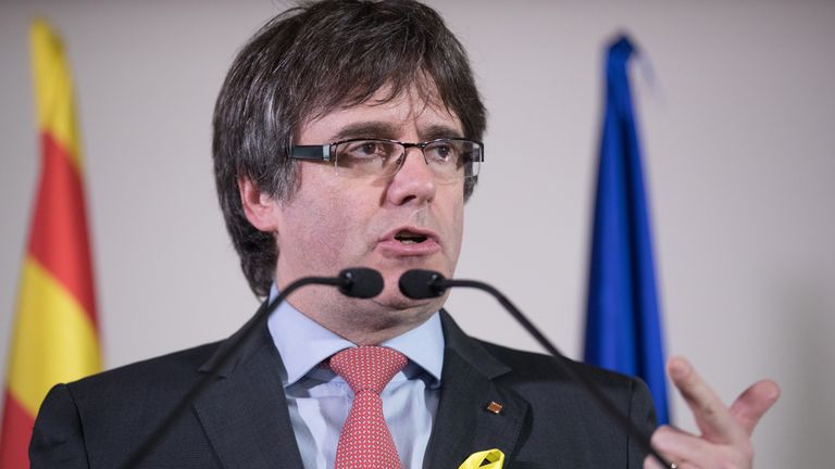 Carles Puigdemont backed to be re-elected