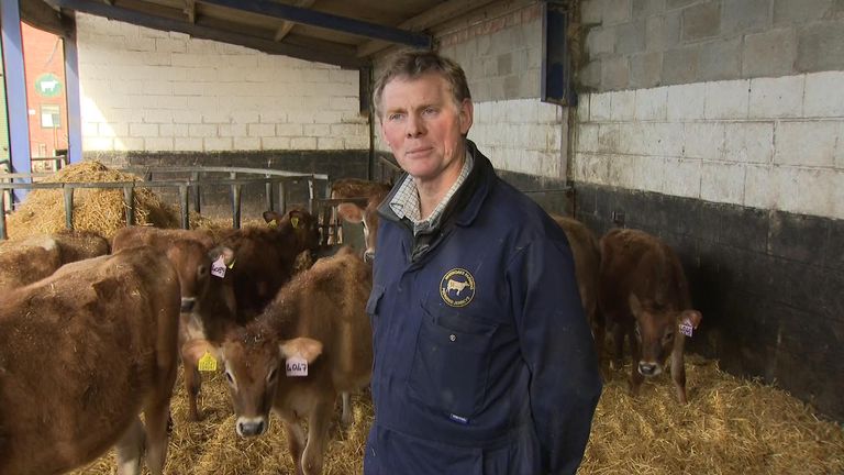 Derbyshire Dairy Farmer Mark Moore