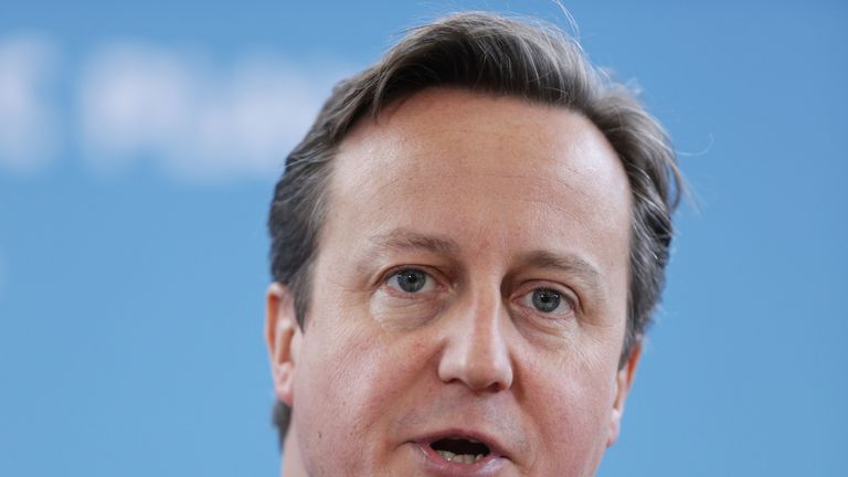 David Cameron previously warned voters Brexit would lead to a recession