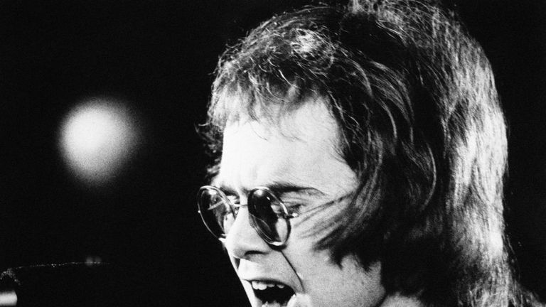 Sir Elton John performing in April 1971 as the singer is to retire from touring after almost 50 years.