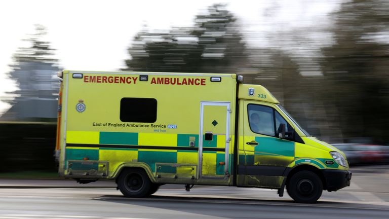 An East of England Ambulance is driven along the road in Cambridge.
Picture by: Chris Radburn/PA Archive/PA Images
Date taken: 26-Jan-2015
Image size: 5355 x 3505
Image ref #: 22059377
