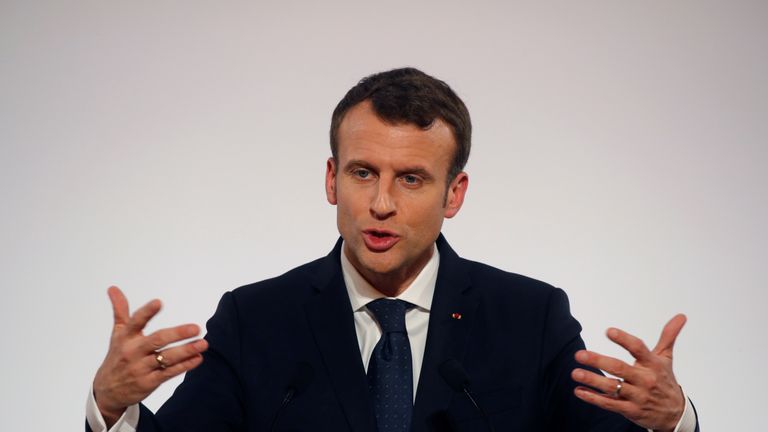 Emmanuel Macron urges France to 'rise up' against anti-Semitic attacks ...