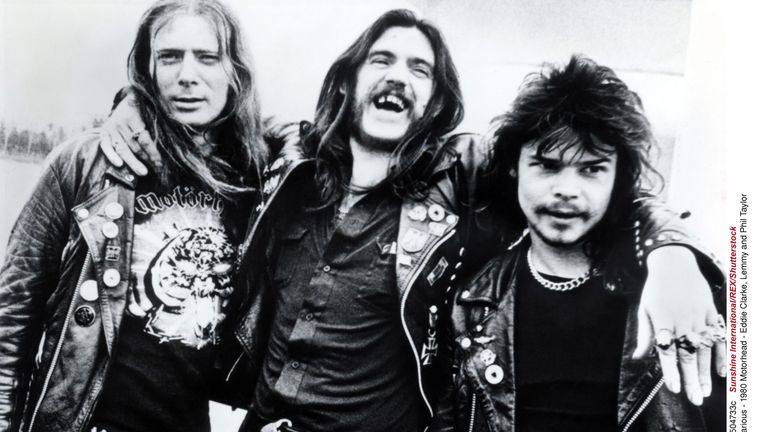 &#39;Fast&#39; Eddie Clarke, Lemmy and Phil &#39;Philthy Animal&#39; Taylor