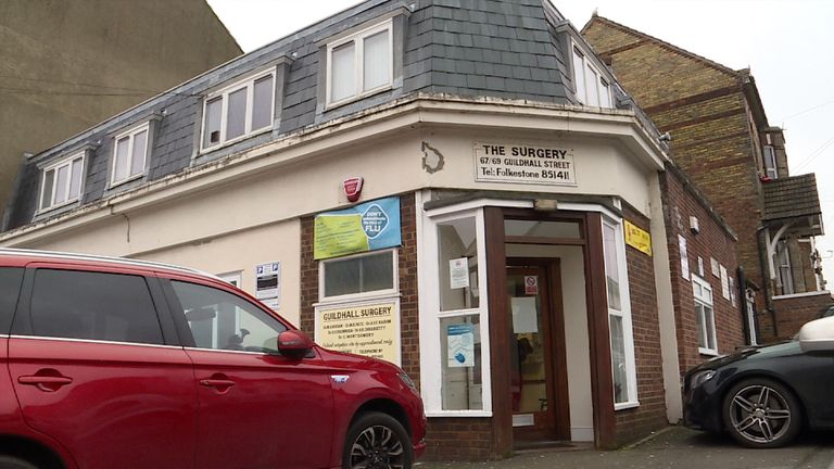 The Guildhall Street Surgery in Folkestone is under huge pressure