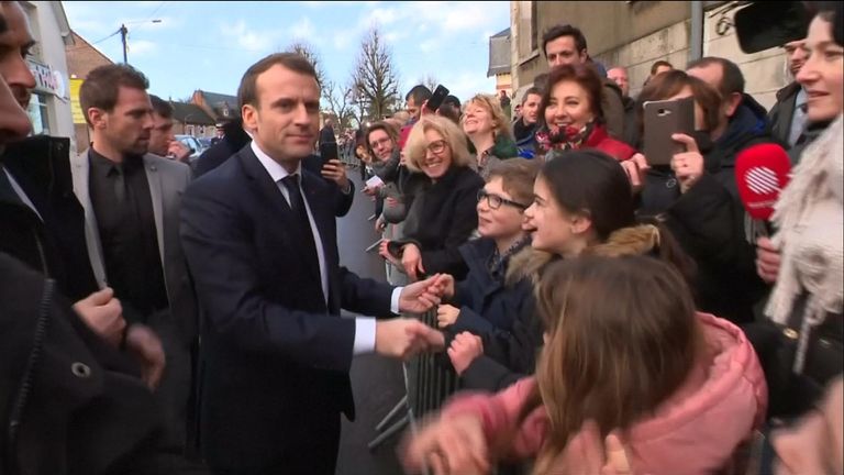 Emmanuel Macron visited Calais earlier this week