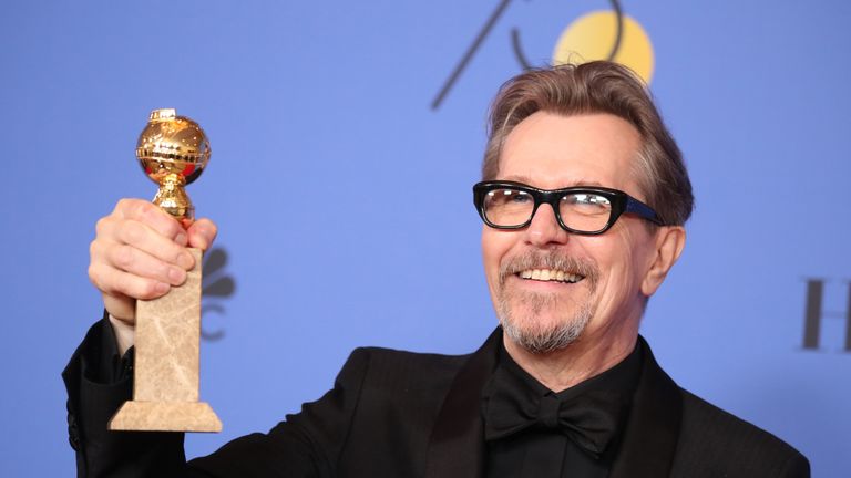 Gary Oldman was among the big winners at the Golden Globes