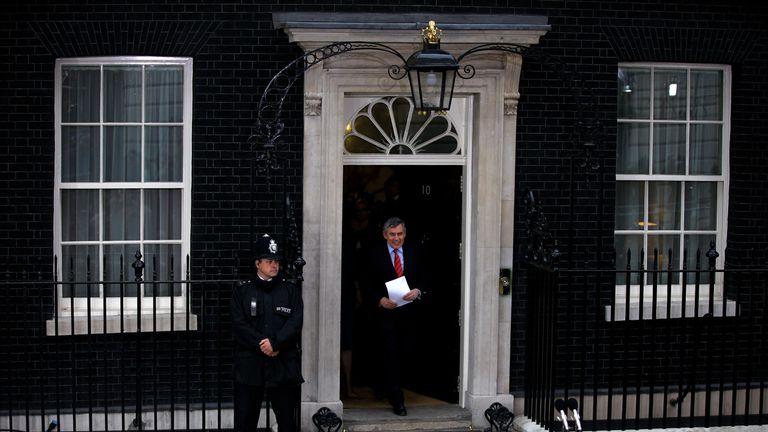 Gordon Brown was in Kabul when a leadership challenge was bottled