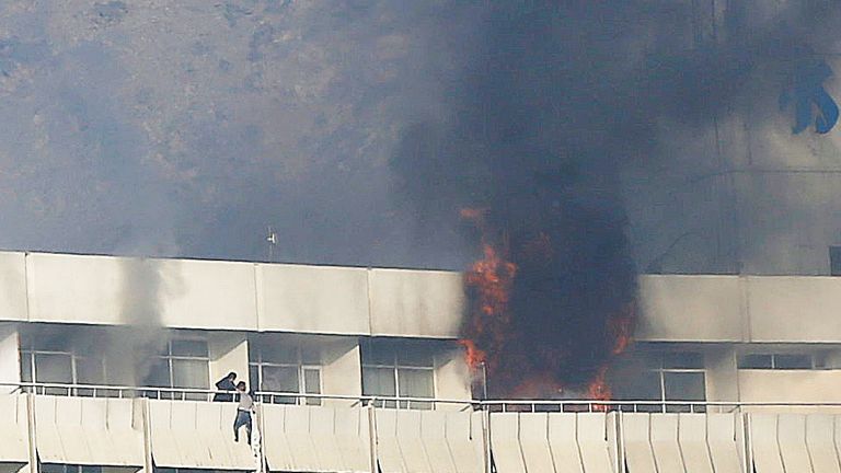 Attack on Intercontinental Hotel in Kabul