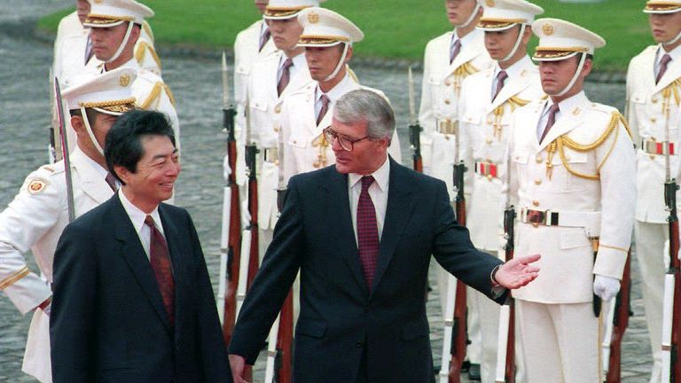 John Major called his own MPs 'b*****ds' on a 1993 trip to Japan