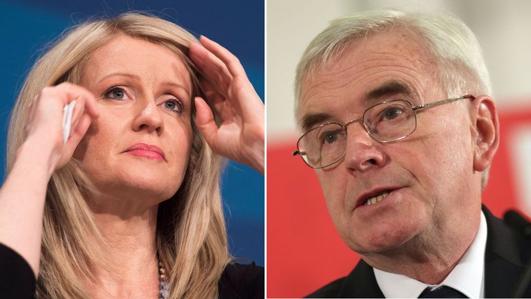 Esther McVey and John McDonnell
