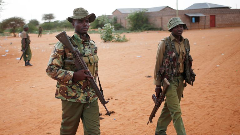 The children were playing in a field in Mandera when the explosion happened. File pic.