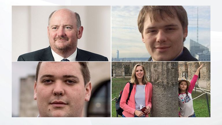 Richard Cousins, Will Cousins, Ed Cousins, Emma and Heather Bowden