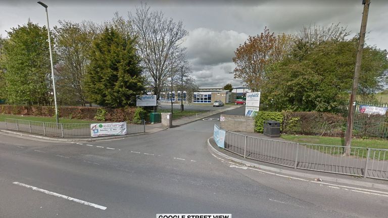 The boy was splashed at Longfield Academy in Darlington