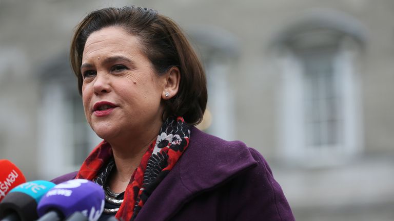 Mary Lou McDonald ready to do business with Arlene Foster UK News Sky News picture