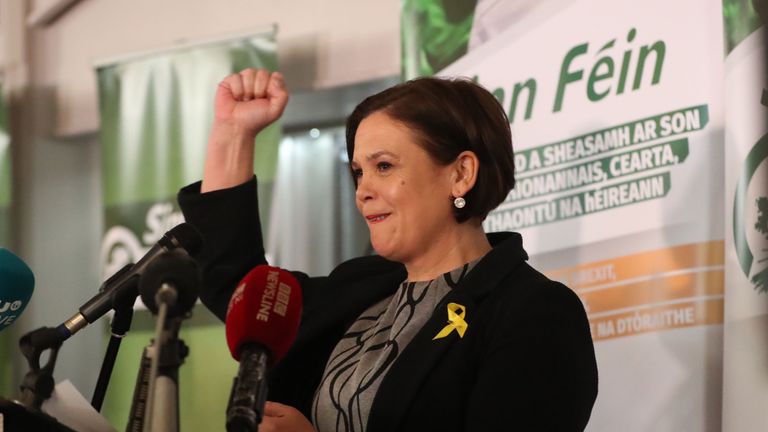 Mary Lou Mcdonald New Sinn Fein Boss Says Irish Unity Best Solution Breaking News News 