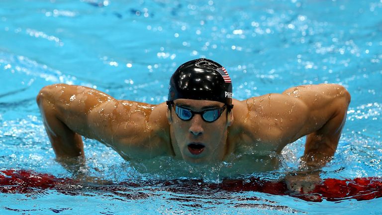 Michael Phelps at 2012 Olympics